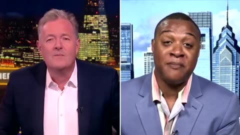 Piers Morgan asks if he's a black man if he identifies as a black man