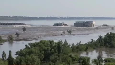 Dam In Ukraine Destroyed