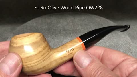 *SOLD* NEW OLIVE WOOD PIPES from Fe.Ro at MilanTobacco.com