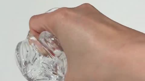 Playing with Clear Slime