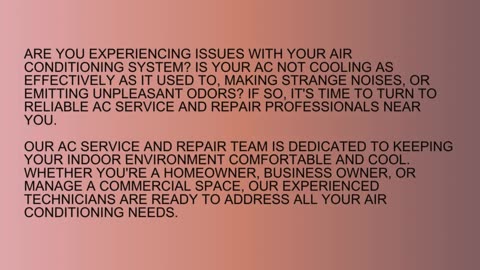 Best AC Repair and service Near Me