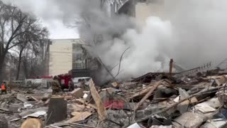 A shopping mall got hit in Donetsk By The Ukraine Army