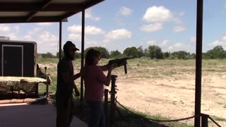 Jody firing MP40 #2