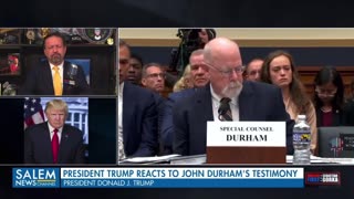 President Trump Reacts to Durham’s Testimony