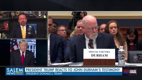 President Trump Reacts to Durham’s Testimony