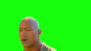 “Don’t Cry, Don’t Cry” - Dwayne “The Rock” Johnson | Green Screen