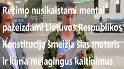 Riaušės, kurias išprovokavo policija Vilnius 21.08.10
