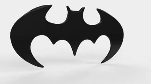 Bat Sticker 3D model for 3D Printing