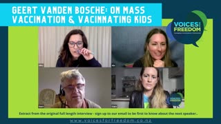 Geert Vanden Bosche On Mass Vaccination & Vaccinating Kids