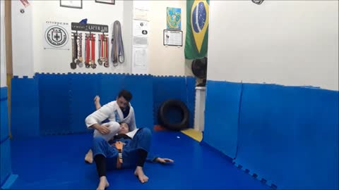 Bjj - Triangulo Partindo Das Costas + Variação Para Chave De Braço!