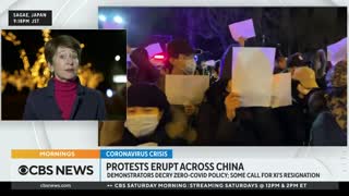 Protests erupt across China against strict Covid measures