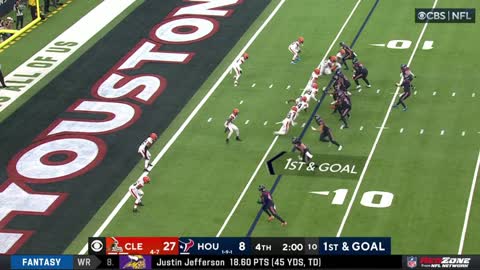 Texans TD is 1st offensive touchdown of the game & ruins the scorigami