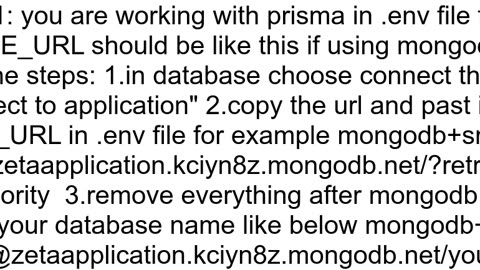 PrismaClientInitializationError Error in connector Error creating a database connection VScode