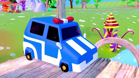 Wheels on the Bus Dance Party 2 - Fun Cars Cartoons For Kids - Nursery Rhymes & Kids Songs