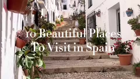 10 beautiful places to visit in Spain 🇪🇸 ❤️