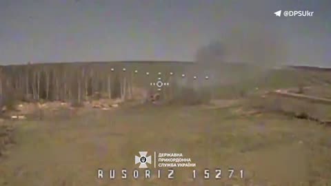 A precise hit by an FPV drone of border guards turned an enemy excavator into