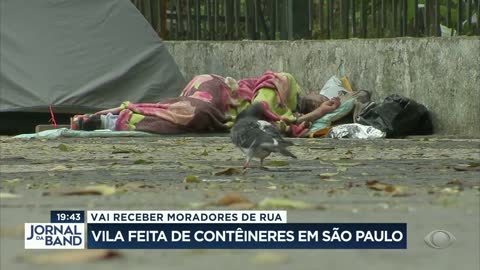 Vila de Contêineres vai receber moradores de rua