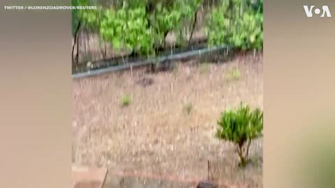 Heavy Hailstorm Hits Spain’s Mallorca