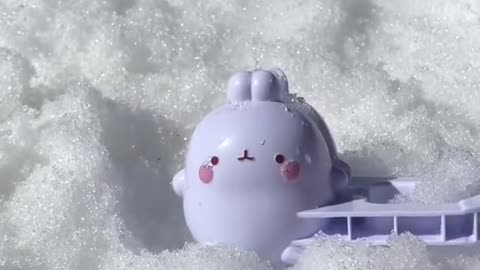 Snowball fight but make it kawaii 💕