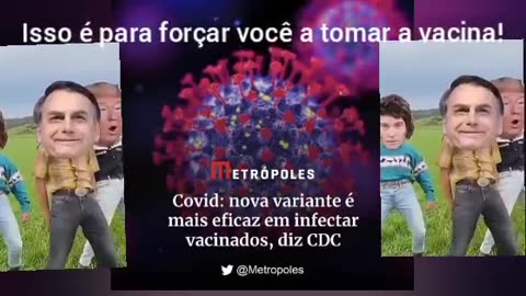 Começou a propaganda : Querem forçar você a tomar a vacina.