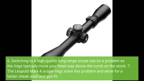 Customer Feedback: Leupold Mark 4 Scope Rings