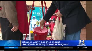 Salvation Army launches annual "Red Kettle Holiday Donation Program"