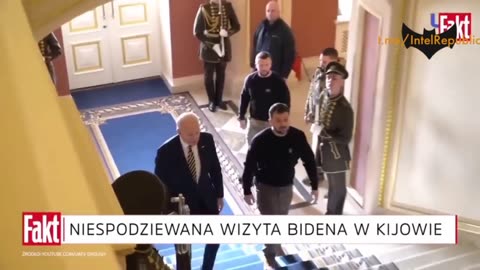 Some pictures of Biden's visit to Zelenksy in Kiev