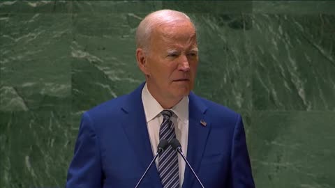 Biden: "Equal rights and equal participation ... That the LGBTQI+ people are not prosecuted or targeted with violence because of who they are."