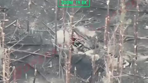 Russian stormtroopers engage a Ukrainian soldier in his trench and take the position