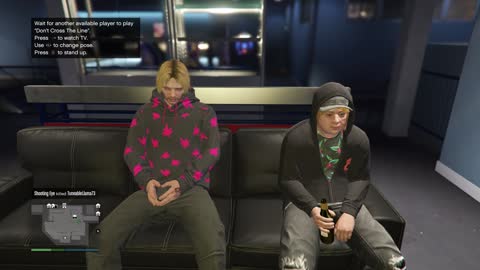 just chilling with Jimmy at the arcade — GTA 5