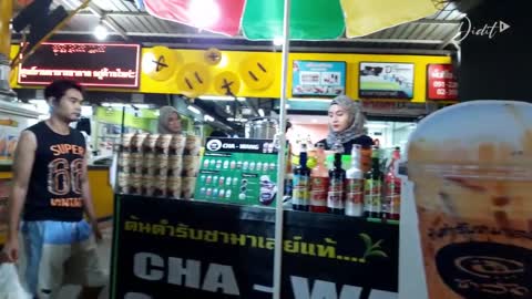 MAKANAN JALANAN THAILAND HALAL !! Street Food Halal Thailand Ramkhamhaeng || Muslim Tour Thailand