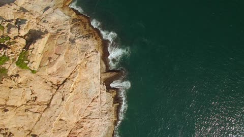 Cliff Island Aerial View - NutureInYourHand