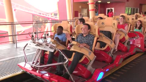 Jimmy and Kevin Hart Ride a Roller Coaster