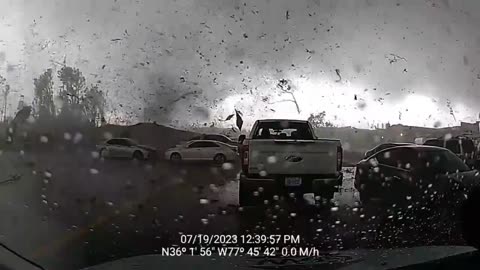 NEW: Dashcam footage shows moment Pfizer warehouse gets destroyed