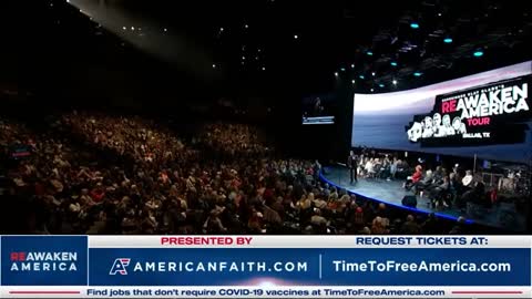 Owen Shroyer Delivers Speech To Massive Crowd At Reawaken America Tour