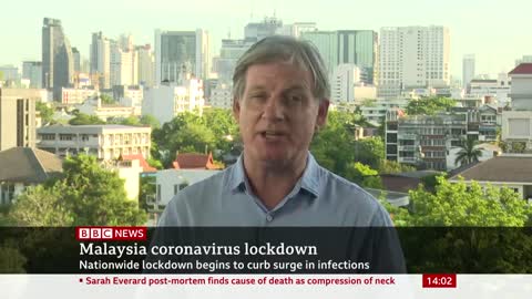 Malaysia enters strict nationwide lockdown as Covid cases rise - BBC News