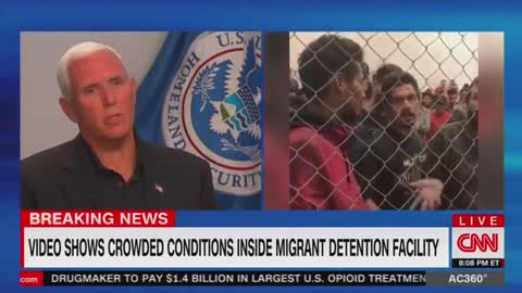 Pence CNN interview about McAllen facility pt 1