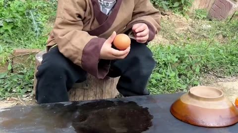 Enchanting Nature Life: Mountain Tribal Kid's Breakfast Magic! 🌄🍳