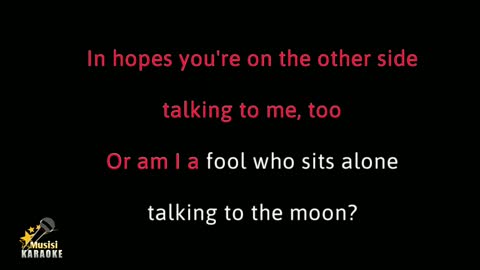 Talking To The Moon - Bruno Mars (Karaoke Songs With Lyrics - Original Key)