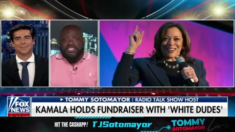 Tommy Sotomayor With Jesse Watters Discussing The Merits Of White Dudes For Kamala Harris