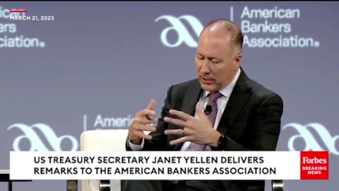 Treasury Secretary Janet Yellen Delivers Remarks From The American Bankers Association