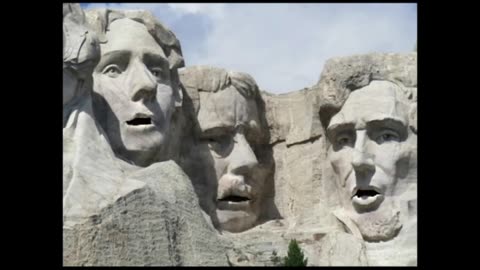 Mount Rushmore Sings The National Anthem