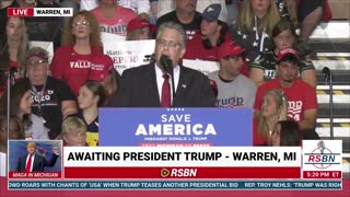 Matthew Deperno Speech at the Save America Trump Rally in Warren, MI. 10/1/22