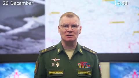 Russian Defence Ministry report on the progress of the special military operation in Ukraine