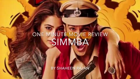 One Minute Movie Review: Simmba