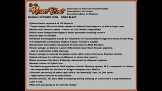 Monday, October 10, 2022 News Blast #Enoch #NewsBlastReading #NBR