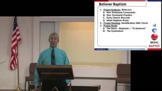 Believer Baptism - Baptist Distinctives Less. 4