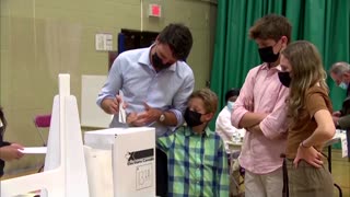 Trudeau and O'Toole cast ballots for federal election