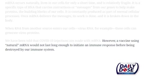 Messenger VS Modified RNA