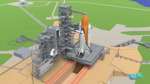 How did the Space Shuttle launch work?